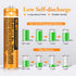CUCESH 1.2V 700mah (4) NI-MH AAA Rechargeable Battery Rechargeable AAA Batteries for Panasonic Cordless Phones, Remote
