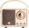 Retro Bluetooth Speaker, Wireless Vintage Small Speaker with Stereo Sound, Hands-free Call, Waterproof for iOS Android