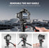 NEEWER Fluid Tripod Head with Handle, Aluminum Alloy Panorama Drag Pan Tilt Head, Max Load: 3kg/6.6lb, GM23 Red