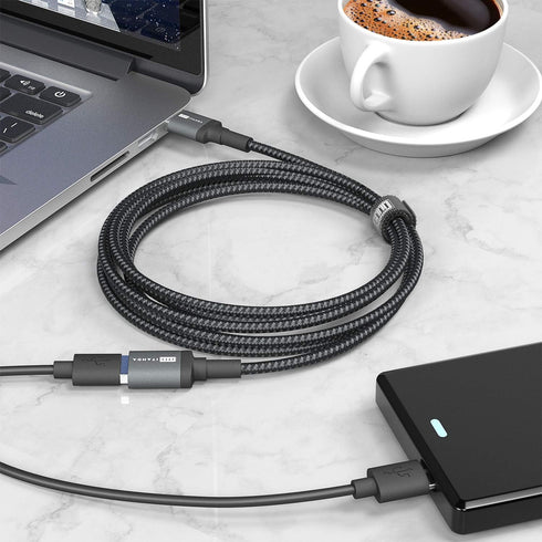 ITD ITANDA 6FT USB 3.0 Extension Cable, A Male to A Female, Nylon Braided for PS, Xbox, Keyboard, Mouse, Printer,