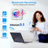 Wall CD Player with Speakers, ROADOM Bluetooth CD Player for Home, Hi-Fi Stereo Sound, Remote Control, White