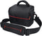 FOSOTO Compact Camera Shoulder Bag Case with Waterproof Rain Cover for Canon EOS M50 PowerShot SX420 SX430 SX70 SX50