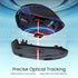 Wireless Mouse, D-09 Computer Mouse USB Cordless Mice for Laptop, 5-Level 2400 DPI, Portable for PC Mac