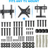 MOUNTUP Universal TV Mounting Hardware Kit Fits Most LED LCD OLED 4K TVs, Includes Screws and Anchors