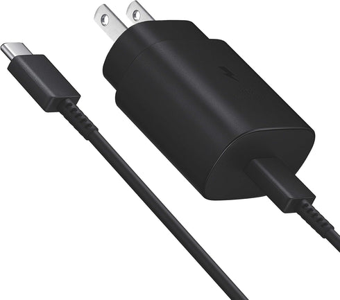 25W Fast Charger & Type C Cable Charging Set Compatible for Samsung Galaxy S20/S21/S21+/S21 Ultra, S10, S9, Note 20,