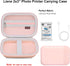 2x3 Elonbo Carrying Case for Liene Photo Printer, Portable Mini Color Instant Print Digital Camera Hard Travel Bag