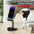 BESTOYARD 7.08 3.93 Inches Heart Shaped Desktop Tablet Stand, Valentine's Day Adjustable Metal Phone Holder for Desk