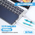 Kanayu 50 Pcs Micro USB Cable Bulk, 3.3 Ft Fast Charging Cable, Compatible with Samsung Galaxy S7, S6 Edge, Kindle, PS4