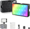 JJC RGB Video Light, 360° Full Color with 24 Effects, 2600mAh Rechargeable LED Camera Light for Photography