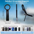 GcwJovialite 17-12, N52 360 Magnetic Phone Tripod Stand for iPhone Magnet, Portable ABS Holder, Rotation, MagSafe