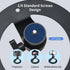 Tonalee 360 1/4" Projector Stand Table Tripod: Ballhead Angle Degree Adjustable with Screw for Most Projectors Webcams