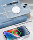 iPhone 14 Plus Case - Magnetic, Clear, Full Body Shockproof, Built-in Screen & Camera Lens Protectors, MagSafe