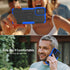 Moto G Play 2024 Case with 2 Pack Screen Protector, Heavy Duty Shockproof Bumper Cover with Kickstand (Blue)
