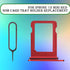 Single Red SIM Card Tray Holder for iPhone 12 Mini US Version, Replacement Adapter with SIM Ejector, A2176 A2398 A2399