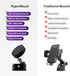 Statik 2) HyperMount (Gen Phone Mount, Magnetic Phone Holder, Car Mount for Phone Works on Smooth & Lightly Textured