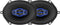 Jensen JS6804 4-Way Car Audio Speakers Pair, 5x7 / 6x8 inch, 160 Watts Peak Power, 35mm Mylar Dome Midrange