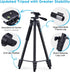 LINKCOOL 160cm/63 Adjustable Phone Tripod, Lightweight Portable Stand with Remote Shutter for iPhone Samsung Smartphone