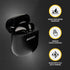 KICKER TWS1 True Wireless Earbuds, Bluetooth Earbuds with Microphone, Fast-Charging Case, 20 Hours Playtime