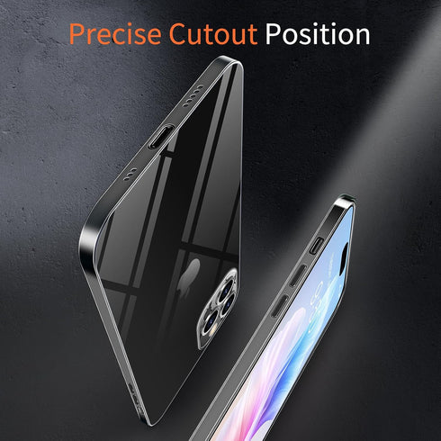 Dataroad Slim Case for iPhone 15 Pro Max, 0.2mm Fit, Lightweight, Translucent Matte, Anti-Fingerprint, 6.7" Clear