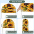 Jnbasdffb 7.2 Summer Sunflower Wedding Arch Cover, Stretchy Spandex Arch Backdrop Stand Covers FT, Oil Painting