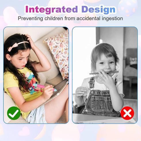 Gjinxi 3 Pack 2) Kid-Friendly Stylus Pens for Touch Screens, Capacitive Stylus Pens with Durable Rubber Tips, Tablet