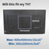 VIVO Steel VESA Mount Adapter Plate Brackets for LCD Screens, Conversion Kit for VESA up to 400x400mm
