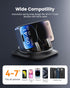 Vpryhuan 360 Degree Rotation Dashboard Phone Holder for Car, Anti-Slip Grips & One-Hand Operation Car Cell Phone Mount