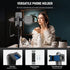 NEEWER 360 P15 Selfie Stick Tripod for iPhone, Lightweight Foldable Mini Travel Desk Stand with Cell Phone Holder Cold