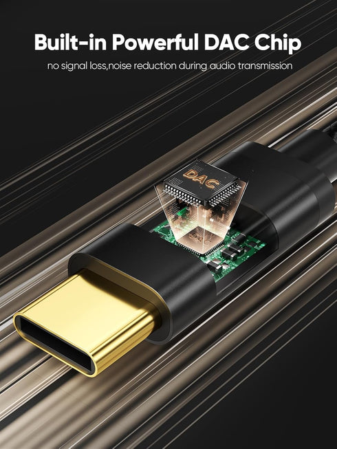 CableCreation USB C to RCA Audio Cable 3.3FT, Type-C to 2 Male Y RCA Splitter for iPhone 15 Series, Home Theater,