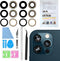 2PCS ASDAWN Back Rear Camera Lens Glass Replacement for iPhone 12 Pro Max, Pre-Installed Adhesive