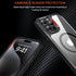 TENDLIN iPhone 15 Pro Magnetic Case - Crystal Clear Hard Back, Soft Bumper, MagSafe Compatible (Black)