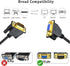 2-Pack VGA Extension Cable 6ft, Male to Female 15 Pin VGA Cord, Support 1080P Full HD for Laptop, PC