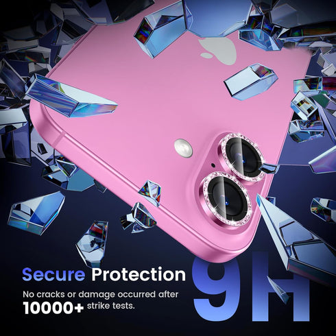 16 16 9H 16 6.1inch/16 6.7inch Tensea for iPhone / iPhone Plus Camera Lens Protector, Tempered Glass Camera Cover