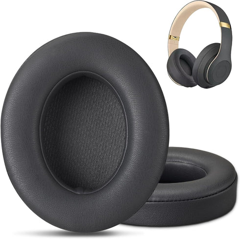 Replacement Ear Pads for Beats Studio 3, Wireless Earpads for Beats Studio 2, Beats Studio 3 (Titanium Grey)