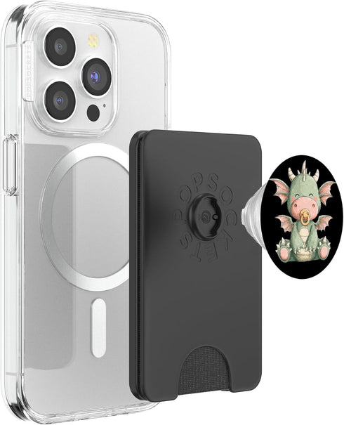 Dragon Pacifier Outfit Cool Baby Dragon Look for Pacifier Lovers PopSockets PopWallet for MagSafe