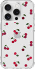 Idocolors 13 for iPhone Pro - Cute Cherry Case for Women, Clear Slim Crystal Case, Anti Peel Off, Not Yellowing