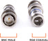 THE CIMPLE CO BNC Compression Connector - Pack of 10 for RG6 Coaxial Cable, Male BNC Connectors for CCTV