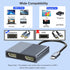 Movcle 4K@60Hz 1 2 USB C to Dual Displayport Adapter for Mac/Dell/HP Laptop, Displayport Splitter in Out for Dual