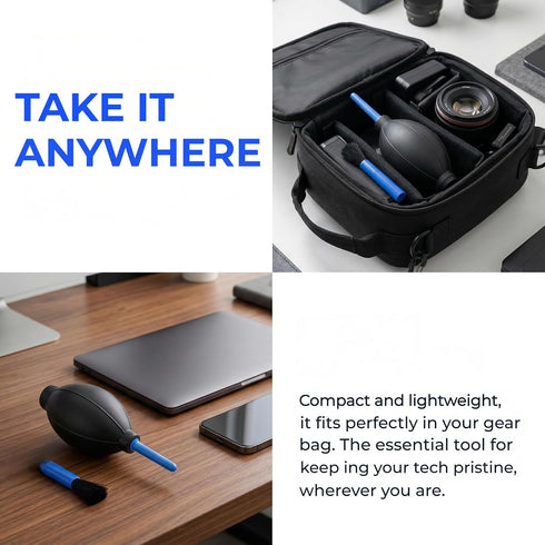 KMYZQDV Bulb Camera Air Blower Cleaner with Soft Brush Hand Squeeze Puffer Pump for Lens Watch and Electronics Rocket