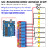 Relay Module with Optocoupler, High/Low Level Trigger for Arduino (12, 12V Relay 8 Channel)