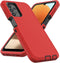 Shockproof Dustproof Case for Samsung Galaxy A32 5G, for iPhone Samsung Galaxy A32 5G (Red)