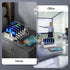Charging Station for Multiple Devices, 6 Port 50W Fast Multi Charger Station with 6 Mixed Charging Cables for iPhone