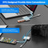 WEZAFO 3 SD Card Reader for iPhone Android, Memory Card Reader Built-in Dual iOS & USB C Connector Card Reader