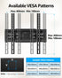 MOUNTUP 32-65 inch Screen/LED/4K 16 400X400mm, 99lbs EconoMe TV Wall Mount for Most Flat TVs, TV Mount with Swivel
