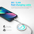 iPhone Charger 3pack 10FT Apple MFi Certified Long Lightning Cable Fast Charging High Speed Data Sync USB Cable Compatible iPhone 14 13/12/11 Pro Max/XS MAX/XR/XS/X/8/7/Plus/6S (Grey White) by Bkayp