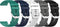 FitTurn 5 Pack Soft Silicone Replacement Wrist Strap for CITIZEN CZ Smart Touchscreen 44mm/41mm Smart Watch