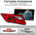 SunStory Military-Grade Case for Samsung Galaxy S22 Ultra with HD Screen Protector, Kickstand & Slide Camera Cover, Red