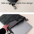 Puffy Laptop Sleeve 13 Inch Black, Waterproof Carrying Case Bag for Women, Compatible with MacBook Pro 12, iPad Pro 12.9