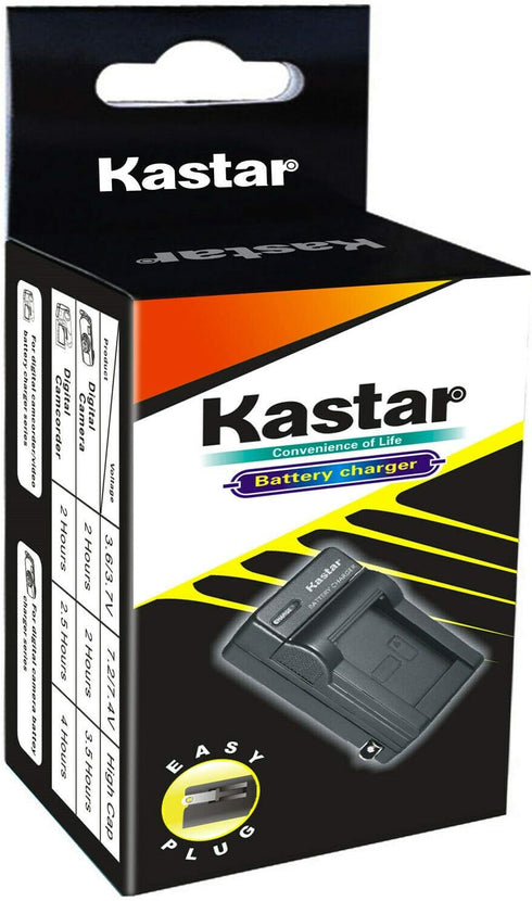 Kastar 4-Pack K7006 Battery and AC Wall Charger for Kodak Easyshare Touch M577, MD30, PixPro FZ51, FZ52, FZ53