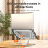 suptek Laptop Stand for Desk, Ergonomic Laptop Holder for 11-17" Laptops, Foldable Laptop Riser, White